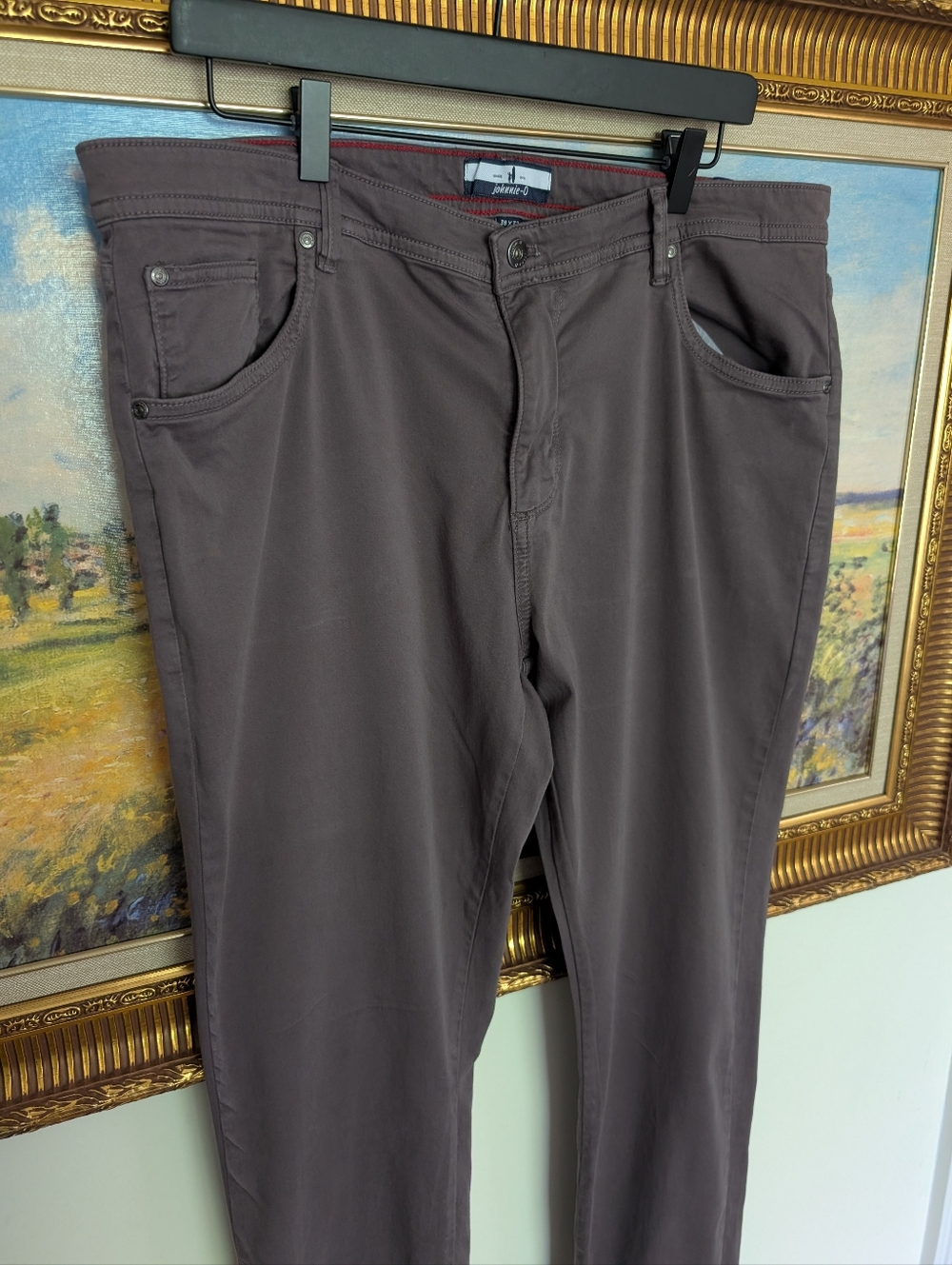 johnnie-O Grey Casual Pants 38x31